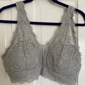 Gray Aerie Plunge Bralette